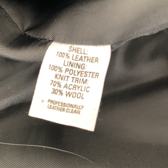 Black leather jacket - Picture 5 of 6